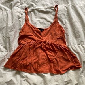 Orange tank sz m - worn once